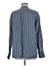 Vince. 100% Silk Stripes Blue Long Sleeve Silk Top Size M - photo 2