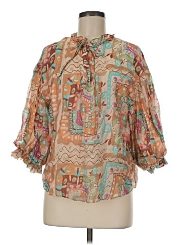 Fate 3/4 Sleeve Blouse (view 1)
