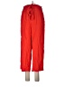 H&M 100% Polyester Red Casual Pants Size 10 - photo 1