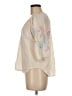 Dylan 100% Cotton Ivory 3/4 Sleeve Blouse Size M - photo 5