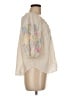 Dylan 100% Cotton Ivory 3/4 Sleeve Blouse Size M - photo 4
