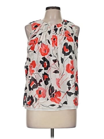 Etcetera Sleeveless Silk Top (view 1)