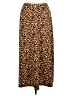 Harve Benard Animal Print Brown Casual Skirt Size L - photo 1
