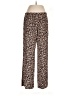 Soma Animal Print Brown Casual Pants Size M - photo 1