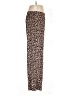 Soma Animal Print Brown Casual Pants Size M - photo 4
