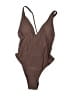 Unbranded Solid Brown One Piece Swimsuit One size - photo 1