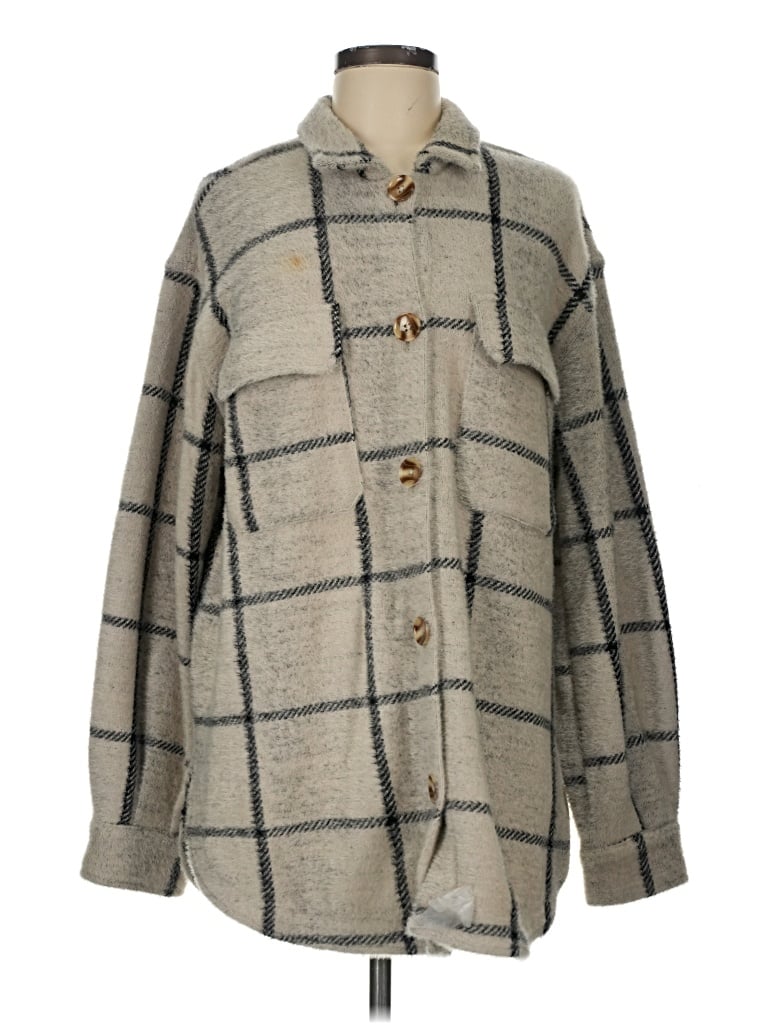 Pre-owned Z Supply Cardigan Sweater In Tan