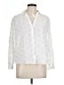Zara Hearts Ivory Long Sleeve Blouse Size L - photo 1