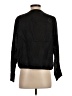 J. Peterman 100% Viscose Black 3/4 Sleeve Blouse Size XS - photo 2