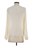 Express 100% Recycled Polyester Ivory Long Sleeve Blouse Size XS - photo 2