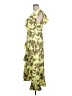 DKNY 100% Polyester Tropical Green Cocktail Dress Size 12 - photo 5