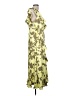 DKNY 100% Polyester Tropical Green Cocktail Dress Size 12 - photo 4