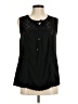 One World Black Sleeveless Blouse Size M - photo 1