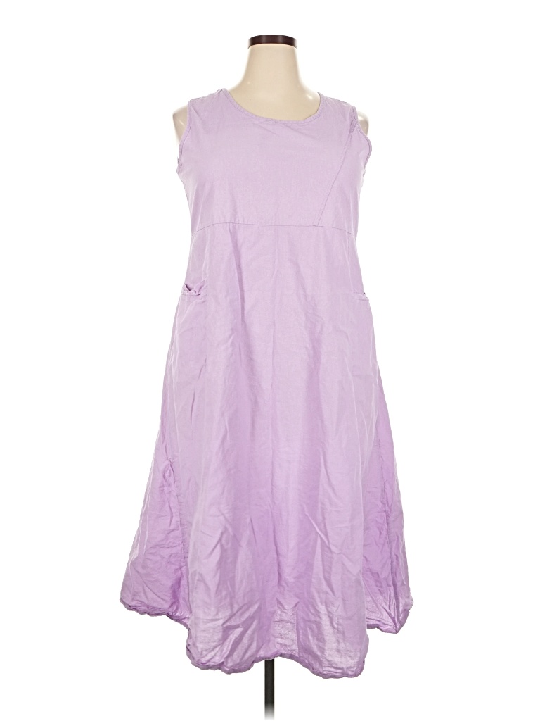 Pre-owned Unbranded Casual Dress In Purple