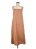 Shein 100% Polyester Solid Tan Casual Dress Size 6 - photo 1