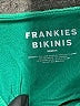 Frankies Bikinis Tweed Green Swimsuit Bottoms Size M - photo 3