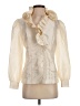 J. Peterman Ivory Long Sleeve Blouse Size 2 - photo 1