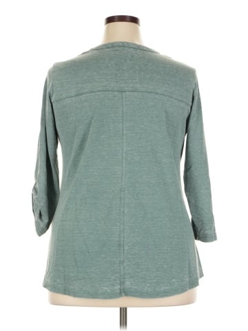 Jane and Delancey Long Sleeve Henley (view 2)