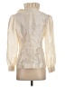 J. Peterman Ivory Long Sleeve Blouse Size 2 - photo 2