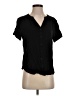 Amazon Essentials 100% Viscose Black Short Sleeve Blouse Size S - photo 1