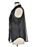 Liz Claiborne 100% Polyester Polka Dots Black Sleeveless Blouse Size XL - photo 5