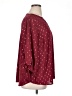 Papermoon 100% Polyester Burgundy 3/4 Sleeve Blouse Size 1X - photo 4