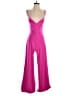Jay Godfrey 100% Polyester Solid Pink Jumpsuit Size 0 - photo 1