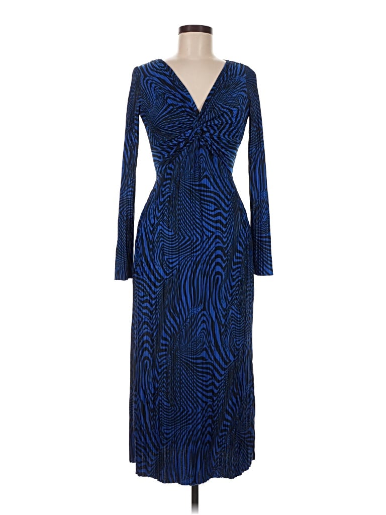 Pre-owned Asos Design Cocktail Dress In Blue