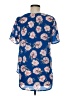 Daniel Rainn 100% Polyester Blue Short Sleeve Blouse Size M - photo 2