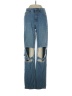Shein Color Block Blue Jeans Size XS - photo 1