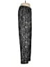 IMAN Paisley Black Casual Pants Size M - photo 4