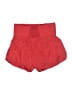 Revival 100% Nylon Solid Red Shorts Size XS - photo 2