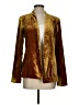 Ann Taylor LOFT Metallic Gold Blazer Size S - photo 1