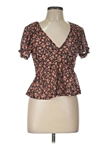 West Of Melrose Short Sleeve Blouse (view 1)