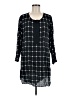 Soft Surroundings Plaid Black Casual Dress Size M - photo 1