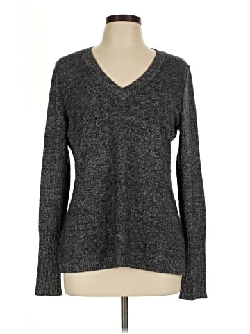 Aqua Cashmere Pullover Sweater (view 1)