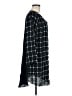 Soft Surroundings Plaid Black Casual Dress Size M - photo 4
