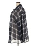 Apostrophe Plaid Gray Long Sleeve Blouse Size 20 - photo 5