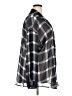 Apostrophe Plaid Gray Long Sleeve Blouse Size 20 - photo 4