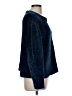 Blanc Noir Solid Blue Pullover Sweater Size M - photo 4