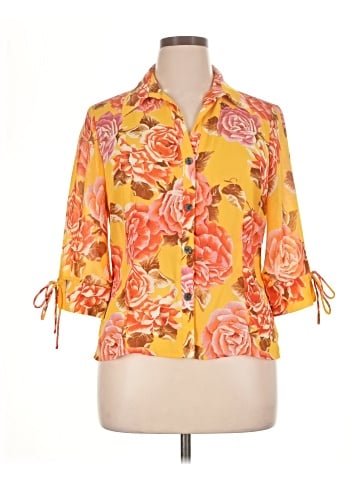 Kathy Che 3/4 Sleeve Blouse (view 1)