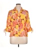 Kathy Che 100% Polyester Orange 3/4 Sleeve Blouse Size 14 - photo 1