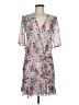 Veronica Beard 100% Silk Floral Gray Cocktail Dress Size 6 - photo 1