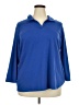 Lands' End Blue Long Sleeve Polo Size 2X - photo 1