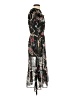 Unbranded Print Black Cocktail Dress Size XXS - photo 4