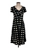 Leota Argyle Black Casual Dress Size S - photo 1