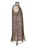 Ann Taylor LOFT 100% Polyester Animal Print Brown Casual Dress Size S (petite) - photo 4