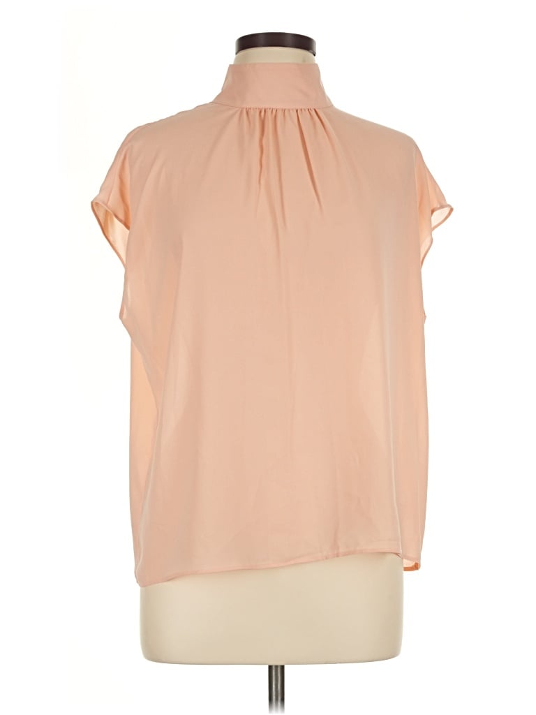 Pre-owned Worthington Short Sleeve Blouse In Pink