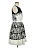 Taylor Graphic Gray Cocktail Dress Size 6 - photo 4