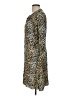 Gap Animal Print Gold Casual Dress Size 10 (tall) - photo 5